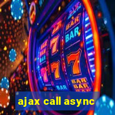 ajax call async